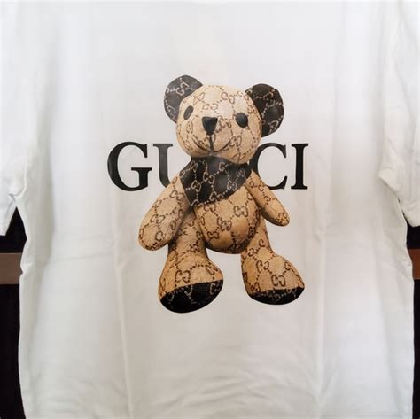 gucci teddy bear shirt replica|harry styles gucci bear.